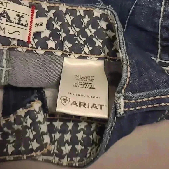 Ariat Women’s Ella Mid Rise Skinny Real Denim Jeans Size  26R - Picture 6 of 6